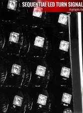 Spec-D LED C-Bar Projector Headlights w/ Sequential Turn Signal Lights (Jet Black Housing/Clear Lens) Toyota Tundra 2014-2021                                     - 2LHP-TUN14BK-SQ-TM - Image 6