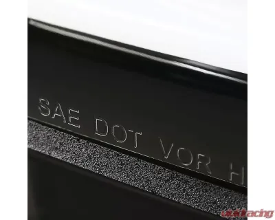 Spec-D LED C-Bar Projector Headlights w/ Sequential Turn Signal Lights (Jet Black Housing/Clear Lens) Toyota Tundra 2014-2021 - 2LHP-TUN14BK-SQ-TM