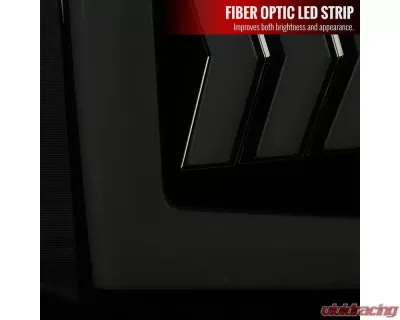 Spec-D LED C-Bar Projector Headlights w/ Sequential Arrow Turn Signals (Black Housing/Smoked Lens) Toyota Tundra 2014-2021 - 2LHP-TUN14SM-RS