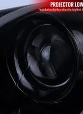 Spec-D LED Bar Projector Headlights w/ Sequential Turn Signal Lights (Glossy Black Housing/Smoked Lens) Hyundai Veloster 2012-2017                                     - 2LHP-VEL12G-TM - Image 5