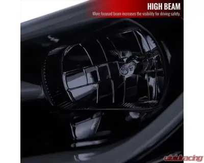 Spec-D LED Bar Projector Headlights w/ Sequential Turn Signal Lights (Glossy Black Housing/Smoked Lens) Hyundai Veloster 2012-2017 - 2LHP-VEL12G-TM