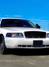 Spec-D Projector Headlights w/ LED Light Strip (Matte Black Housing/Clear Lens) Ford Crown Victoria 1998-2011                                     - 2LHP-VIC98JM-TM - Image 10