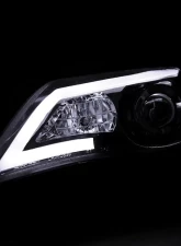 Spec-D LED Bar Projector Headlights (Chrome Housing/Clear Lens) Subaru Outback | WRX 2008-2014                                     - 2LHP-WRX08-TM - Image 2