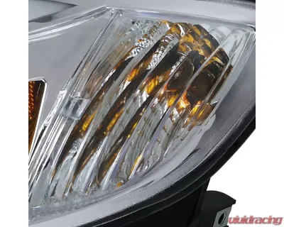 Spec-D LED Bar Projector Headlights (Chrome Housing/Clear Lens) Subaru Outback | WRX 2008-2014 - 2LHP-WRX08-TM