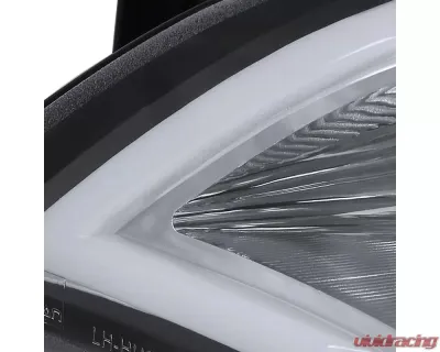 Spec-D LED Bar Projector Headlights (Chrome Housing/Clear Lens) Subaru Outback | WRX 2008-2014 - 2LHP-WRX08-TM