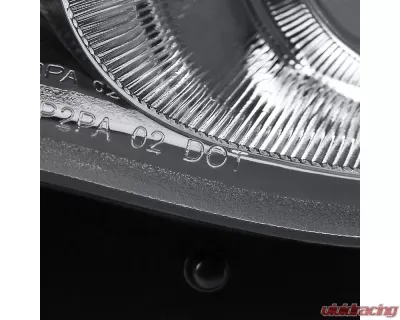 Spec-D LED Bar Projector Headlights (Chrome Housing/Clear Lens) Subaru Outback | WRX 2008-2014 - 2LHP-WRX08-TM