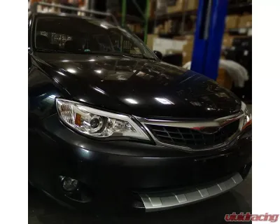 Spec-D LED Bar Projector Headlights (Chrome Housing/Clear Lens) Subaru Outback | WRX 2008-2014 - 2LHP-WRX08-TM