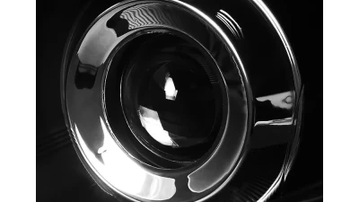 Spec-D LED Bar Projector Headlights (Matte Black Housing/Clear Lens) Subaru Outback | WRX 2008-2014                                     - 2LHP-WRX08JM-TM - Image 3