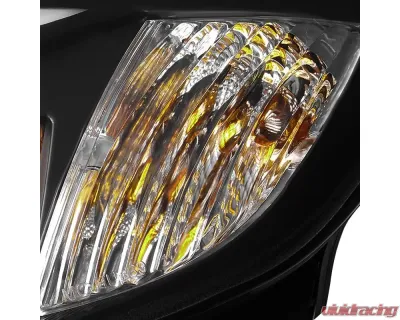 Spec-D LED Bar Projector Headlights (Matte Black Housing/Clear Lens) Subaru Outback | WRX 2008-2014 - 2LHP-WRX08JM-TM