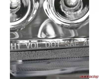 Spec-D Dual Halo Projector Headlights (Chrome Housing/Clear Lens) Nissan Xterra 2005-2015 - 2LHP-XTE05-TM