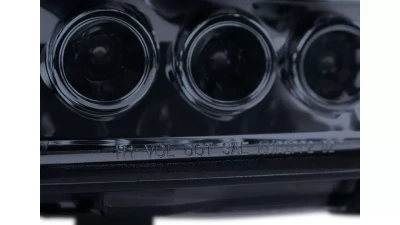 Spec-D Dual Halo Projector Headlights (Glossy Black Housing/Smoked Lens) Nissan Xterra 2005-2015                                     - 2LHP-XTE05G-TM - Image 8