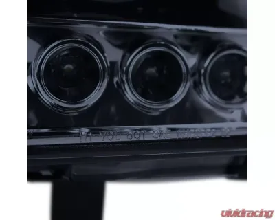 Spec-D Dual Halo Projector Headlights (Glossy Black Housing/Smoked Lens) Nissan Xterra 2005-2015 - 2LHP-XTE05G-TM