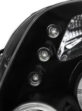 Spec-D Dual Halo Projector Headlights (Matte Black Housing/Clear Lens) Toyota Yaris 2006-2008                                     - 2LHP-YAR063JM-TM - Image 7