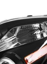 Spec-D Dual Halo Projector Headlights (Matte Black Housing/Clear Lens) Toyota Yaris 2006-2008                                     - 2LHP-YAR063JM-TM - Image 8