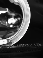 Spec-D Dual Halo Projector Headlights (Matte Black Housing/Clear Lens) Toyota Yaris 2006-2008                                     - 2LHP-YAR063JM-TM - Image 10