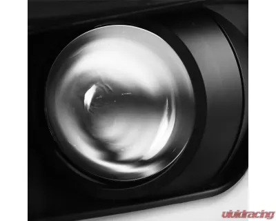 Spec-D LED U-Bar Projector Headlights w/ LED Turn Signal Lights (Matte Black Housing/Clear Lens) GMC Yukon | Yukon XL 2015-2020 - 2LHP-YUK15JM-TM