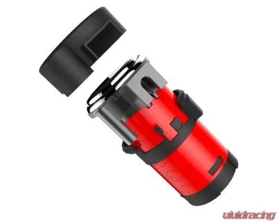 Spec-D Red ABS 12V Air Horn x2 w/ Compressor - AH-602