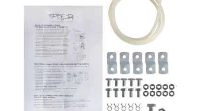 Spec-D "La Cucaracha" Chrome Music Horn 125DB 12v 5 Trumpet w/ Compressor                                     - AH-6052-2 - Image 10