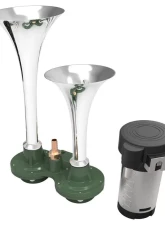 Spec-D Chrome 12V Air Horn w/ Compressor Kit                                     - AH-6202 - Image 10