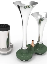 Spec-D Chrome 12V Air Horn w/ Compressor Kit                                     - AH-6202 - Image 8