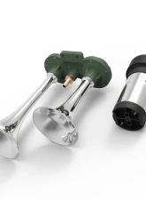 Spec-D Chrome 12V Air Horn w/ Compressor Kit                                     - AH-6202 - Image 9