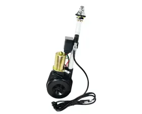 Spec-D Stainless Steel w/ Chrome Finish 12V AM/FM Antenna Mast Replacement Kit