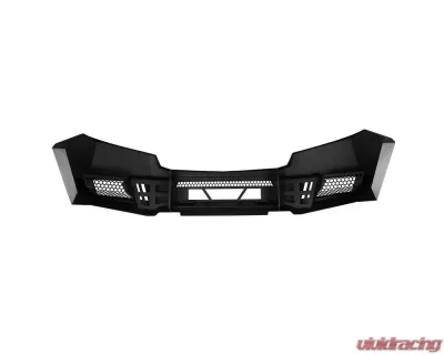 Spec-D Black Heavy Duty Steel Front Bumper w/ LED Light Ports Chevrolet Colorado 2015-2020 - BBF-COL15BK-A-WB