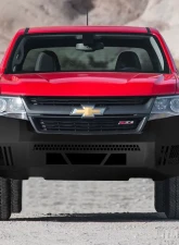 Spec-D Black Heavy Duty Steel Front Bumper w/ LED Light Ports Chevrolet Colorado 2015-2020                                     - BBF-COL15BK-A-WB - Image 10