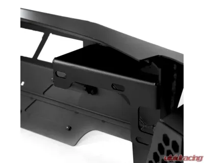 Spec-D Black Heavy Duty Steel Front Bumper w/ LED Light Ports Ford F-150 2015-2017 - BBF-F15015BK-A-WB