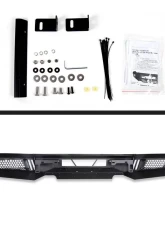 Spec-D Black Heavy Duty Steel Front Bumper w/ LED Light Ports Ford F-150 2015-2017                                     - BBF-F15015BK-A-WB - Image 7