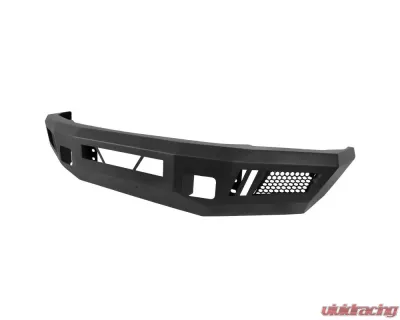 Spec-D Black Heavy Duty Steel Front Bumper w/ LED Light Ports Ford F-250 | F-350 2017-2021 - BBF-F25017BK-A-WB