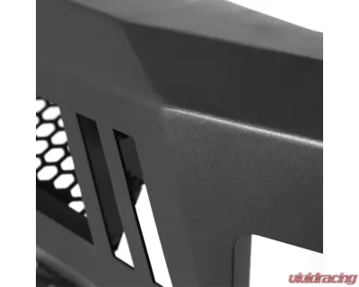 Spec-D Black Heavy Duty Steel Front Bumper w/ LED Light Ports Ford F-250 | F-350 2017-2021 - BBF-F25017BK-A-WB