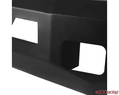 Spec-D Black Heavy Duty Steel Front Bumper w/ LED Light Ports Ford F-250 | F-350 2017-2021 - BBF-F25017BK-A-WB