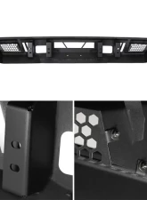 Spec-D Black Heavy Duty Steel Front Bumper w/ LED Light Ports Ford F-250 | F-350 2017-2021                                     - BBF-F25017BK-A-WB - Image 8