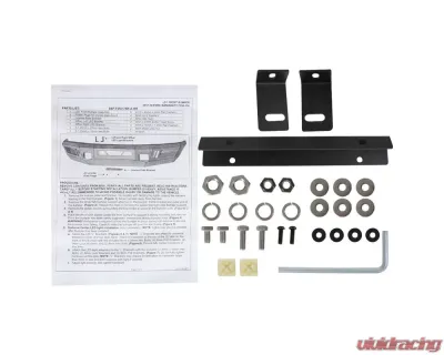 Spec-D Black Heavy Duty Steel Front Bumper w/ LED Light Ports Ford F-250 | F-350 2017-2021 - BBF-F25017BK-A-WB