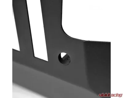 Spec-D Black Heavy Duty Steel Front Bumper w/ LED Light Ports Dodge RAM 2500 | 3500 2010-2018 - BBF-RAM1025BK-A-WB