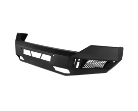 Spec-D Black Heavy Duty Steel Front Bumper w/ LED Light Ports & Sensor Holes Dodge RAM 1500 2013-2021