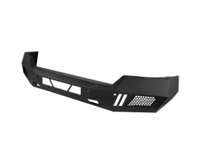 Spec-D Black Heavy Duty Steel Front Bumper w/ LED Light Ports Chevrolet Silverado 1500 2016-2018