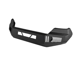 Spec-D Black Heavy Duty Steel Front Bumper w/ LED Light Ports Toyota Tacoma 2016-2021