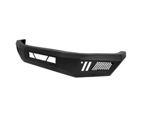 Spec-D Black Heavy Duty Steel Front Bumper w/ LED Light Ports Toyota Tundra 2014-2021