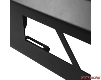 Spec-D Black Heavy Duty Steel Front Bumper w/ LED Light Ports Toyota Tundra 2014-2021 - BBF-TUN14BK-A-WB