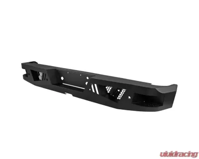 Spec-D Black Heavy Duty Steel Rear Step Bumper Ford F-150 2006-2014 - BBR-F15006BK-A-WB