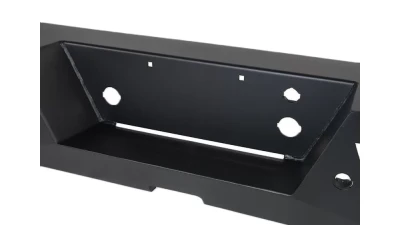 Spec-D Black Heavy Duty Steel Rear Step Bumper Ford F-150 2009-2014                                     - BBR-F15006BK-A-WB - Image 3