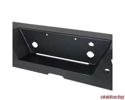 Spec-D Black Heavy Duty Steel Rear Step Bumper Ford F-150 2006-2014 - BBR-F15006BK-A-WB