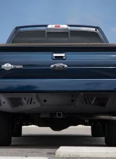 Spec-D Black Heavy Duty Steel Rear Step Bumper Ford F-150 2006-2014                                     - BBR-F15006BK-A-WB - Image 9