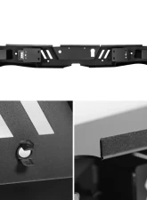 Spec-D Black Heavy Duty Steel Rear Step Bumper Dodge RAM 2500 | 3500 2010-2021                                     - BBR-RAM1025BK-C-WB - Image 8