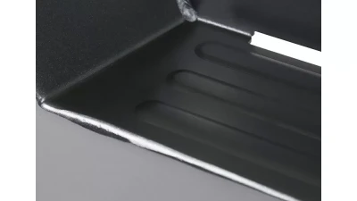 Spec-D Black Heavy Duty Steel Rear Step Bumper w/ License Lamp Toyota Tundra 2014-2021                                     - BBR-TUN14BK-C-WB - Image 5