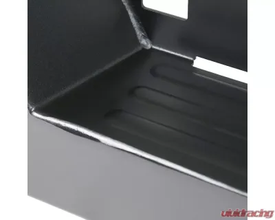 Spec-D Black Heavy Duty Steel Rear Step Bumper w/ License Lamp Toyota Tundra 2014-2021 - BBR-TUN14BK-C-WB