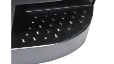 Spec-D Black Heavy Duty Steel Rear Step Bumper w/ License Lamp Toyota Tundra 2014-2021                                     - BBR-TUN14BK-C-WB - Image 7