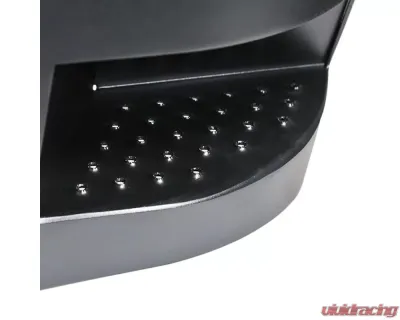 Spec-D Black Heavy Duty Steel Rear Step Bumper w/ License Lamp Toyota Tundra 2014-2021 - BBR-TUN14BK-C-WB